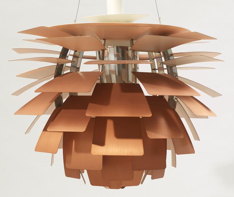 A Poul Henningsen copper 'Artichoke' ceiling lamp, Louis Poulsen, Denmark.