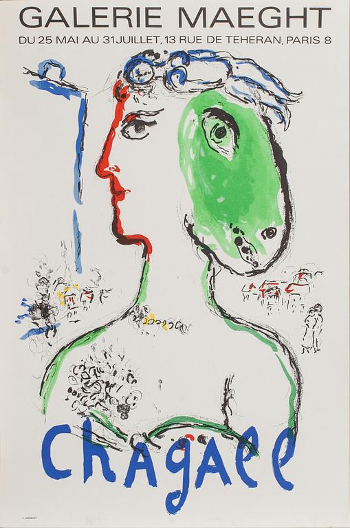 MARC CHAGALL, Mourlot 1972.