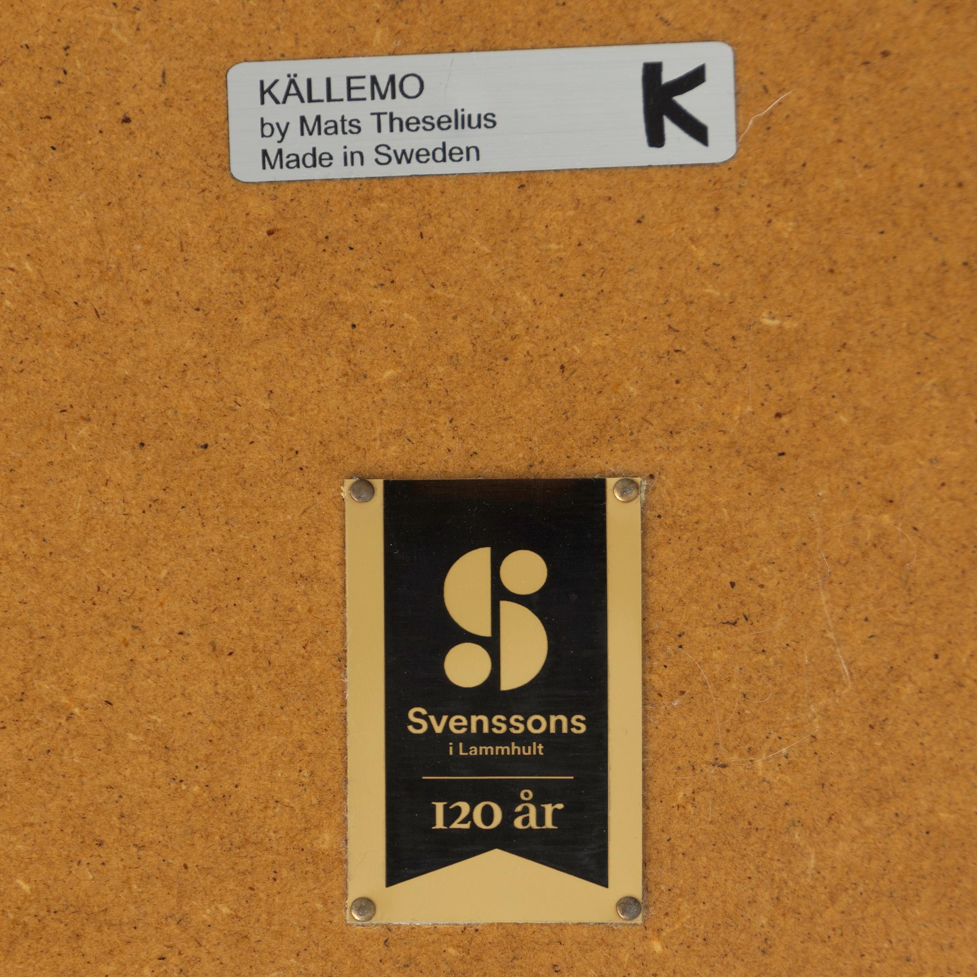 Mats Theselius, fåtölj, "Noir", Källemo, 2018.