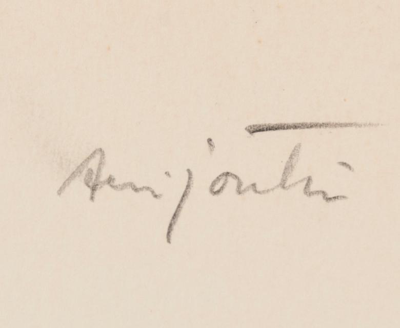 KARI SUOMALAINEN, originaltuschtekning, signerad. 1960-tal.