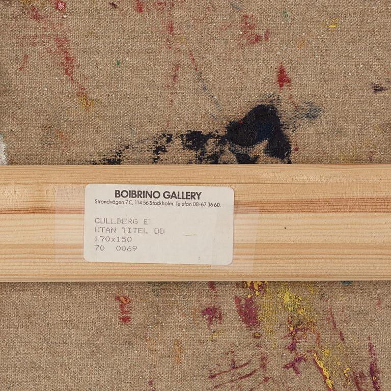 Erland Cullberg, oil on canvas, signed Erland Cullberg.