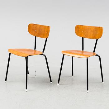 A set of six chairs, second half of the 20th century.