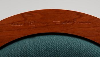 KARMSTOLAR, ett par, "Barell 606", Frank Lloyd Wright, Cassina, Italien, 1986.