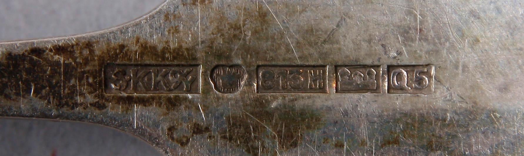 PARTI BESTICK, 19 st, silver, Finland, 1900-tal.