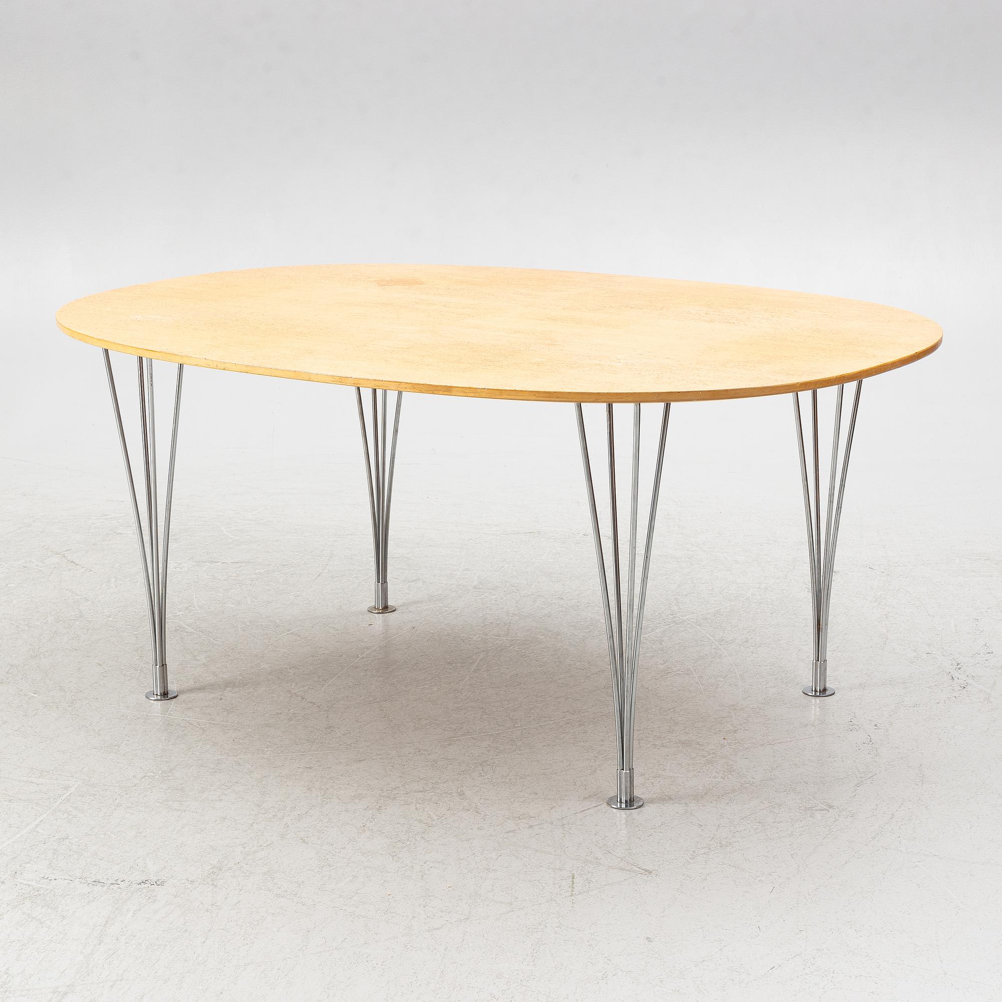 Bruno Mathsson & Piet Hein, bord "Superellips", Mathsson International.