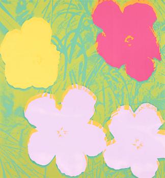 202. Andy Warhol, "Flowers".