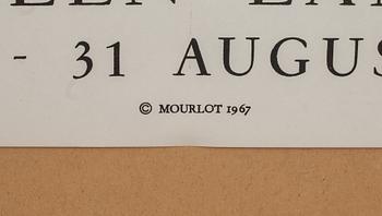 MARC CHAGALL, efter, affisch, Borstahusens Konsthall, Mourlot 1967.