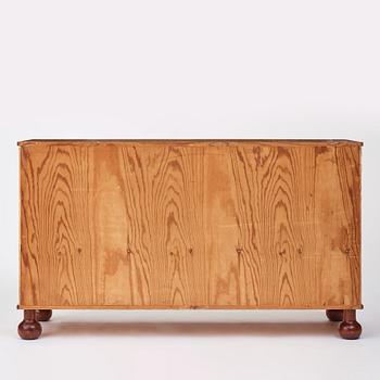 Josef Frank, a chest of drawers / sideboard 'Flora', Svenskt Tenn, Sweden, model 1050, 1940's.