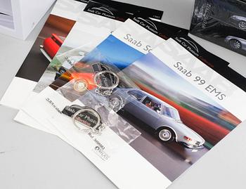 34 Saab model cars, Saab Car Museum Collection, late 20th century/21th century.