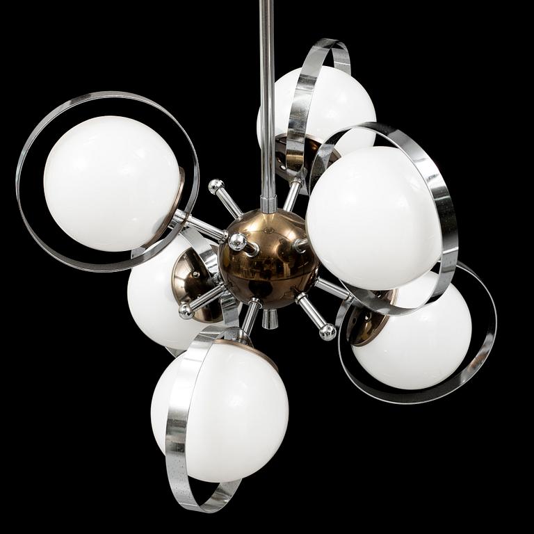 An Italian ceiling light, 1960's/70's.