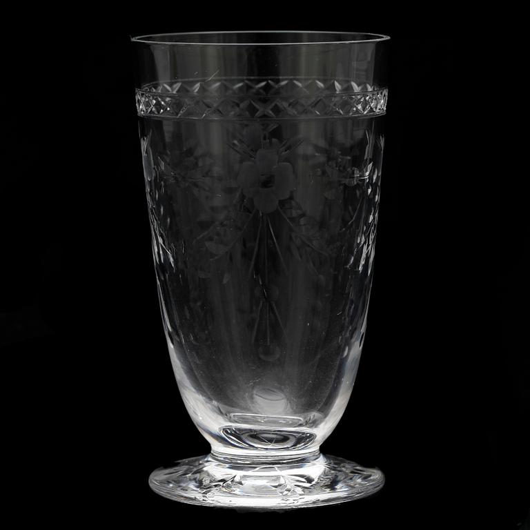 SELTERGLAS, 12 st, "Mac Guirlang", Fritz Kallenberg, Boda, tillverkade ca 1952 - ca 1975.