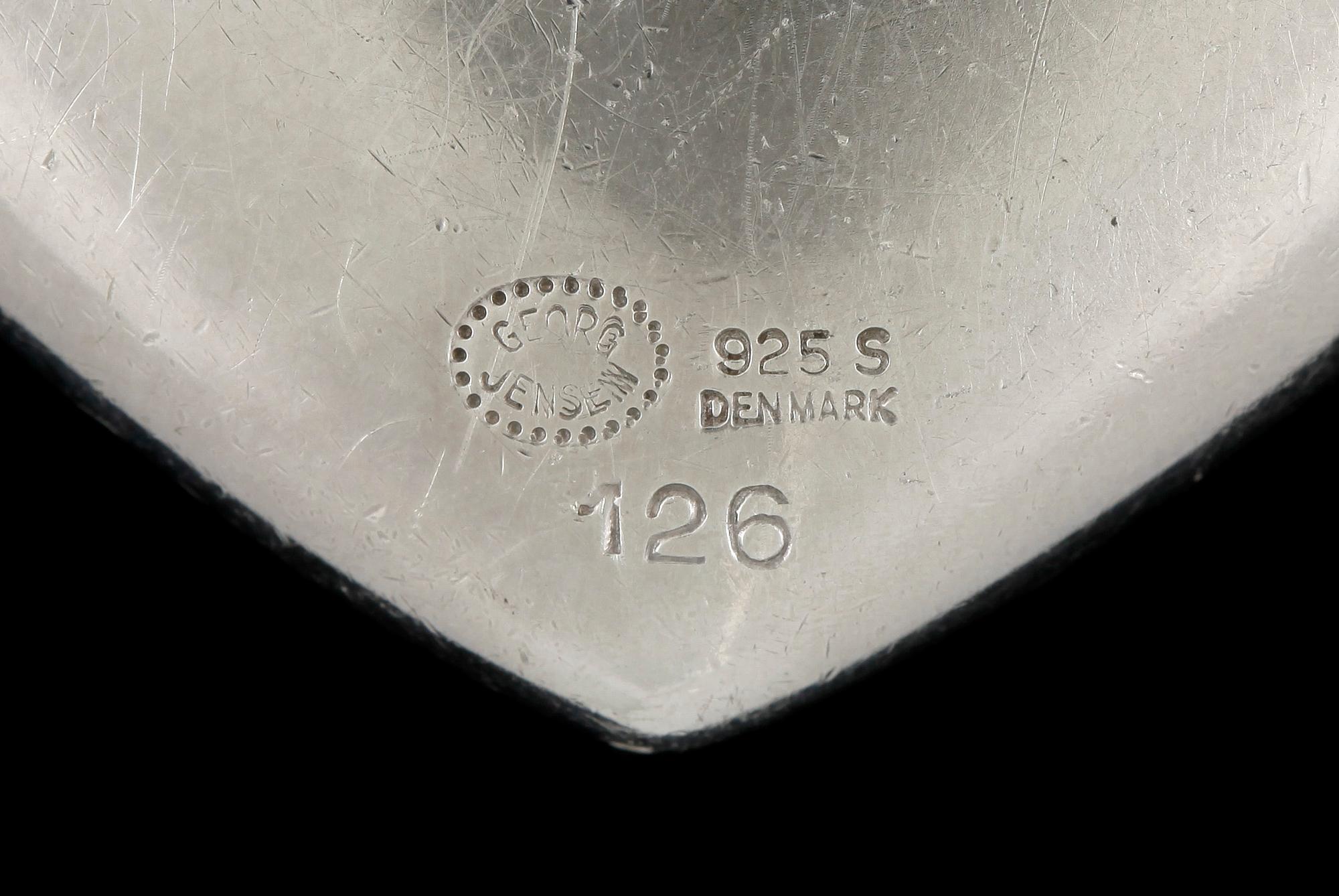 HÄNGSMYCKE, sterling silver, Henry Heerup för Georg Jensen.