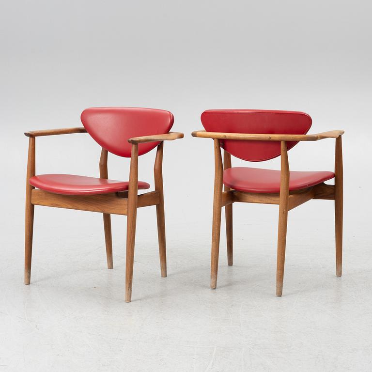 Finn Juhl, six model 109 armchairs, onecollection, House of Finn Juhl, Denmark.