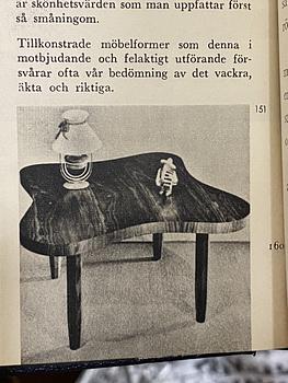 Sten Blomberg, attributed to, coffee table, Meeths, Swedish Modern 1940s.