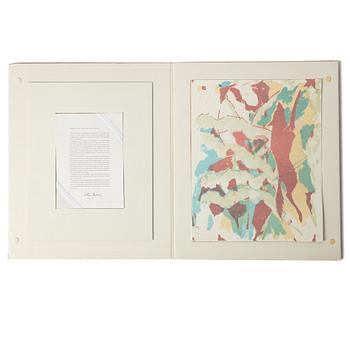 Portfolio, with 5 lithographs, “5th IAAF World Championships in Athletics Göteborg 1995”.