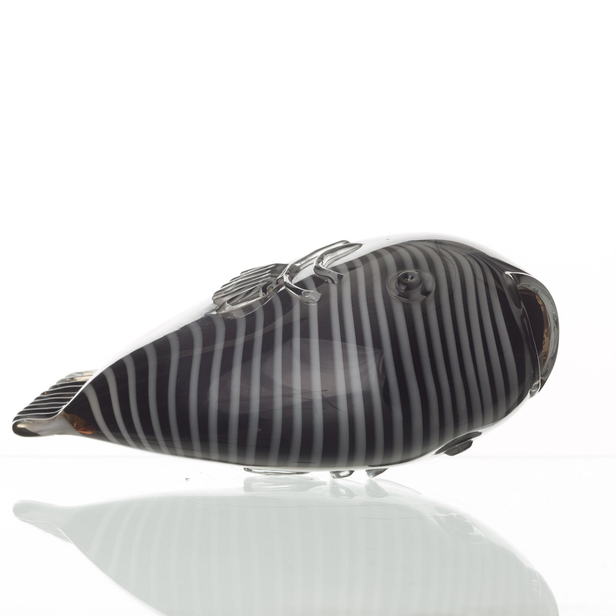 Tyra Lundgren, a glass sculpture of a 'Fenicio' fish, Venini, Murano, Italy ca 1938.