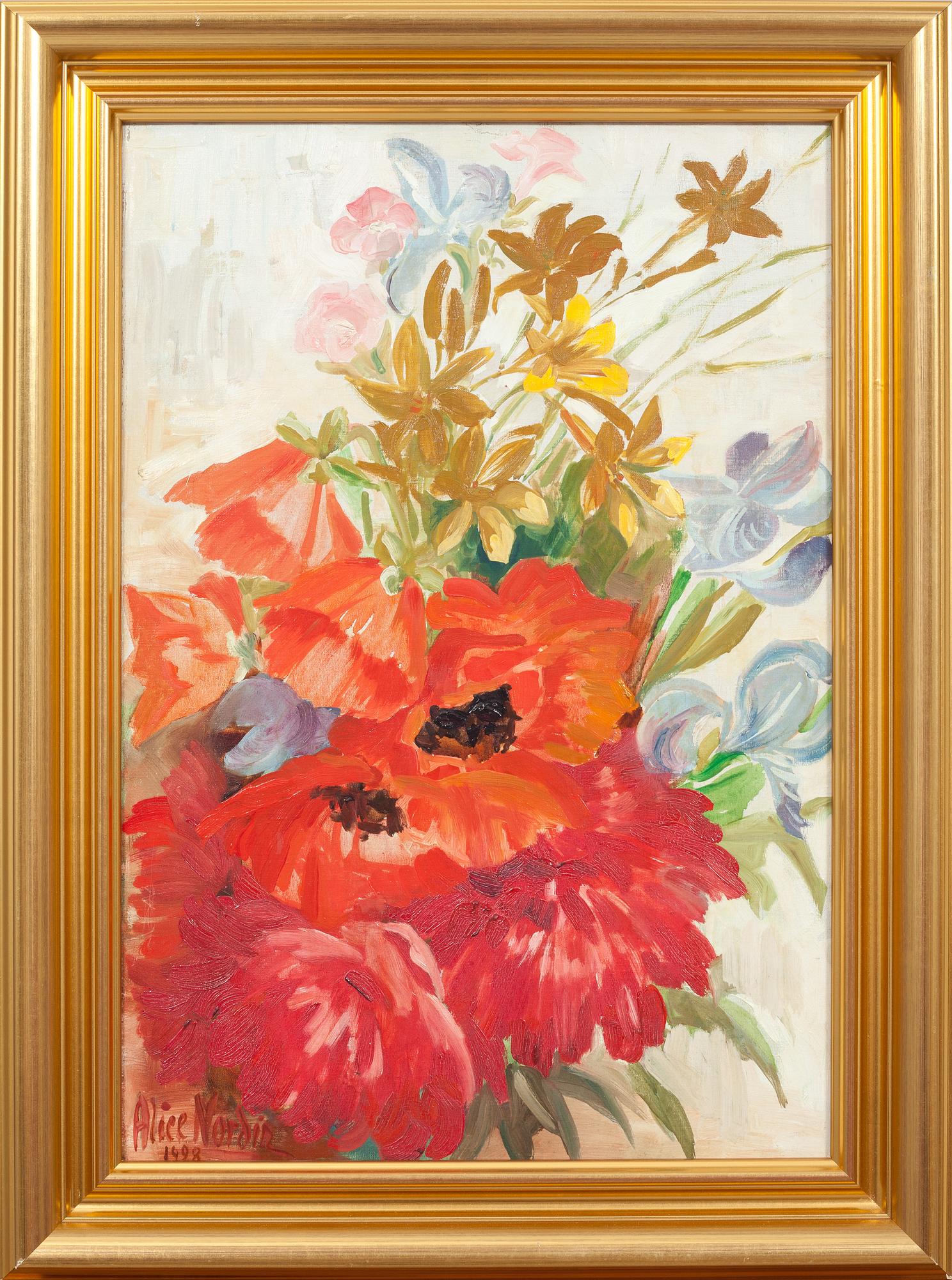 ALICE NORDIN, olja på duk, sign o dat 1928.