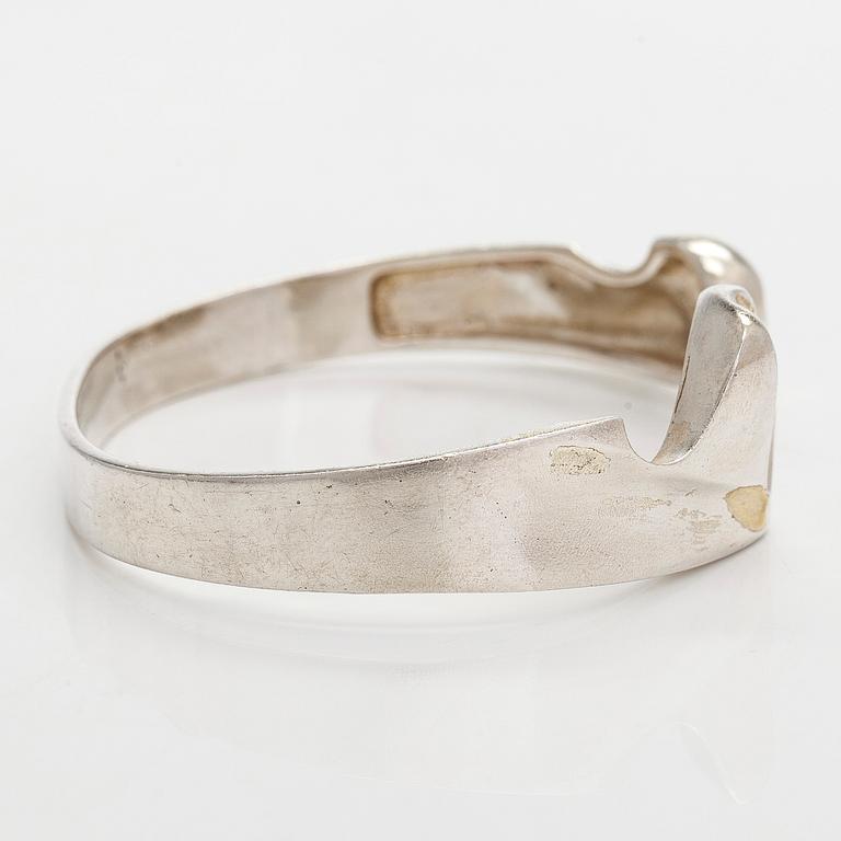 Björn Weckström, armring "Apollo". sterlingsilver. Lapponia 1975.