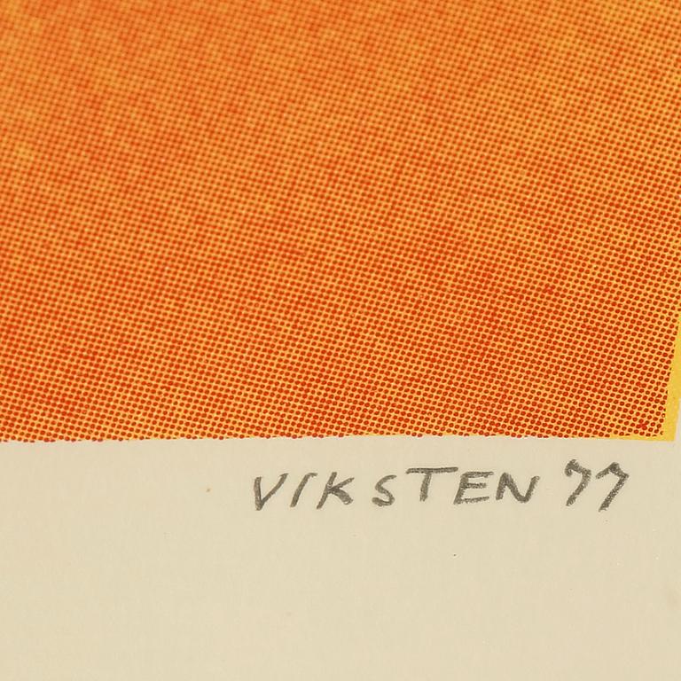 HANS VIKSTEN, LLithographs in colour, 3, signed.