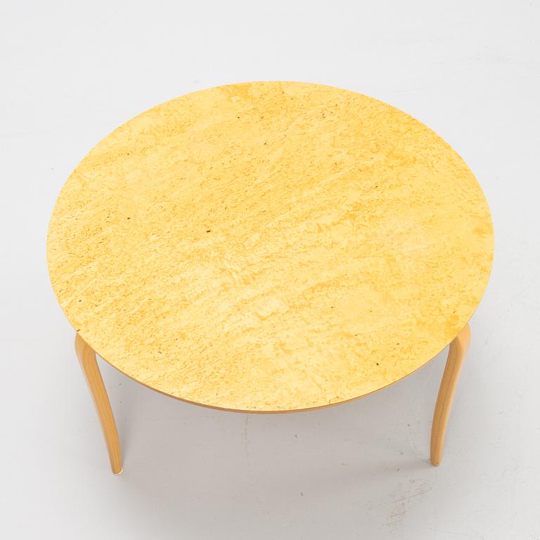 Bruno Mathsson, an 'Annika' birch veneered coffee table, Dux, Sweden.