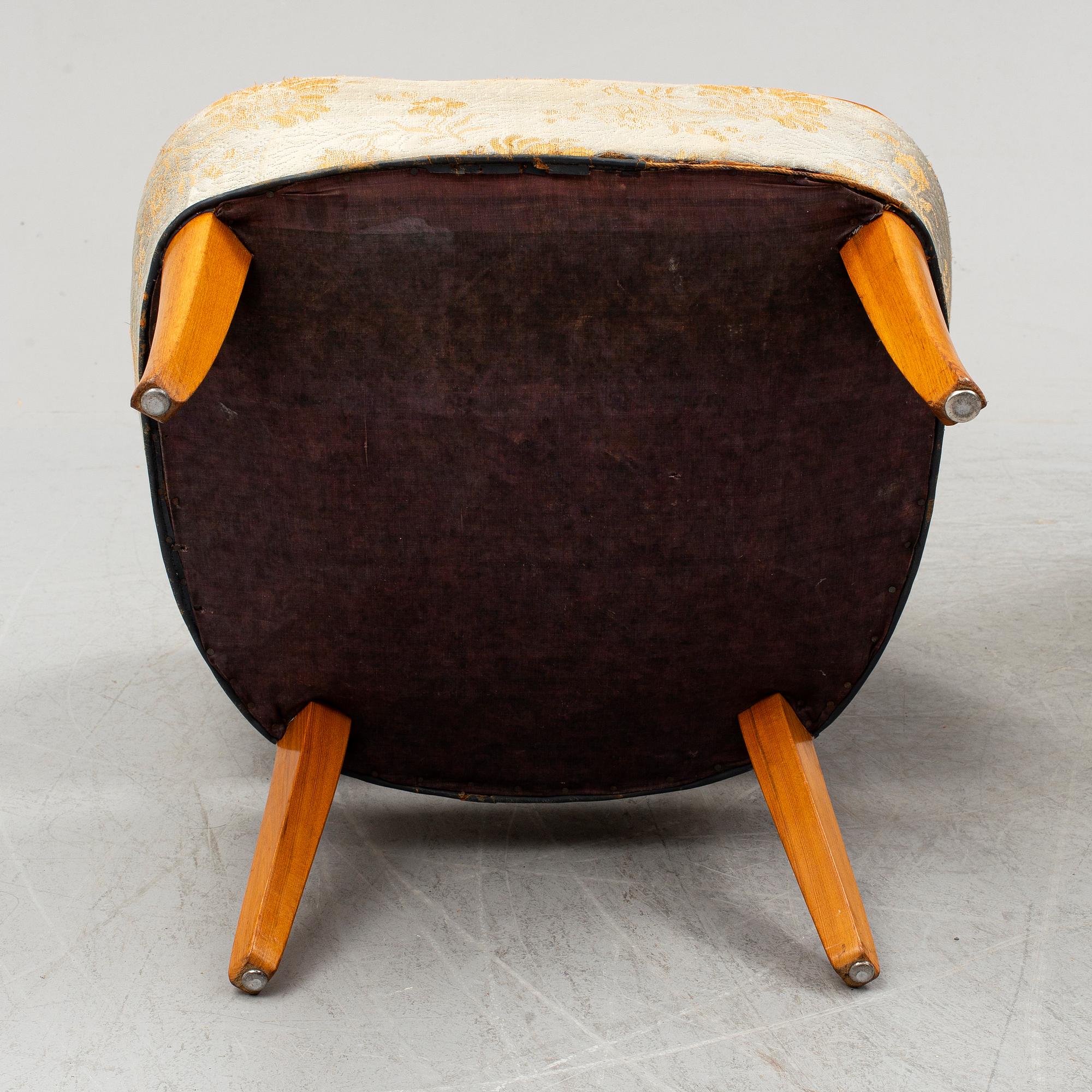 A pair of easy chairs 'Gamla Berlin' by Carl Malmsten.