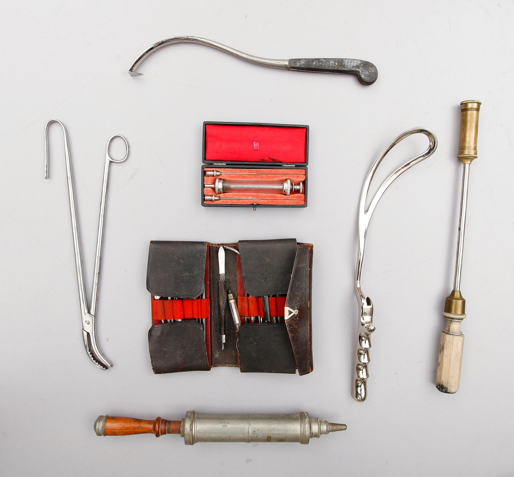 VETERINÄRINSTRUMENT, bl a tidigt 1900-tal.