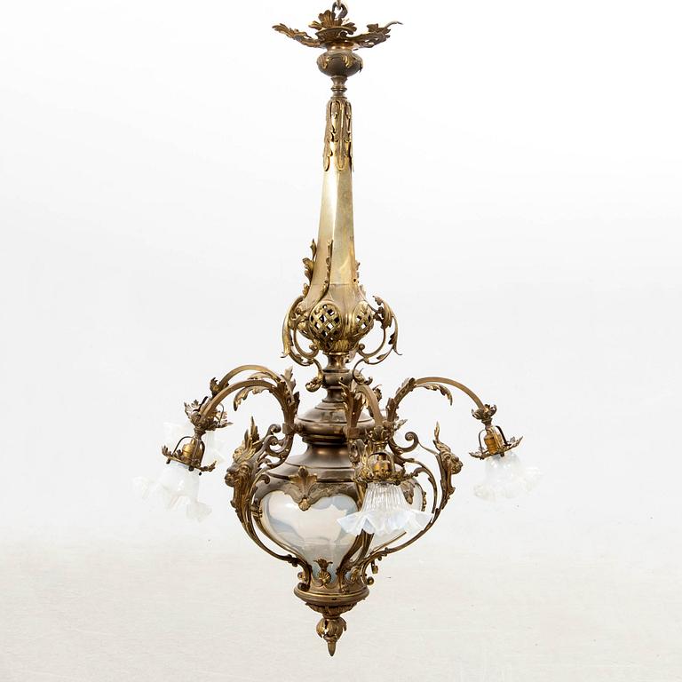 Ceiling lamp Neo-Rococo circa 1900.