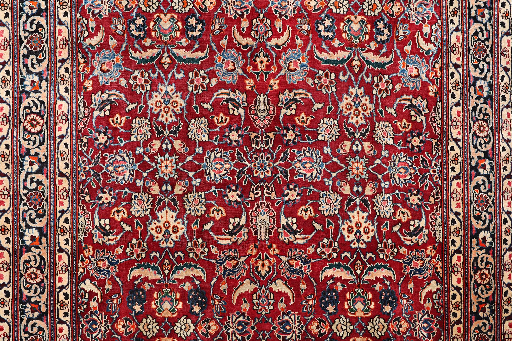 A carpet, Moud, ca 298 x 196 cm.