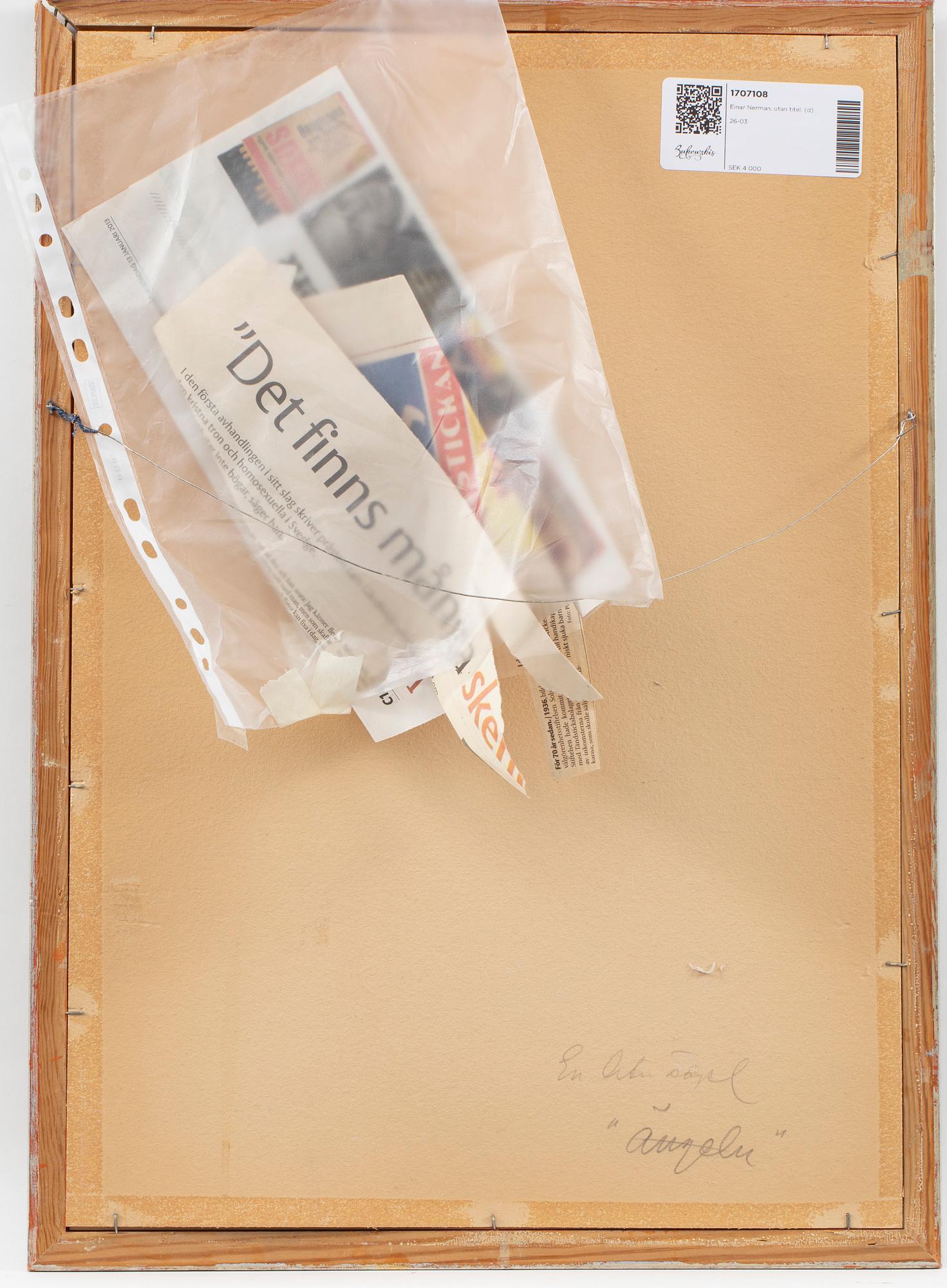 Einar Nerman, utan titel.