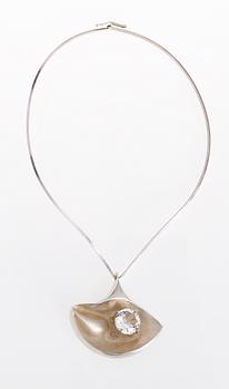 638. A Finnish sterling silver pendant, 1973.