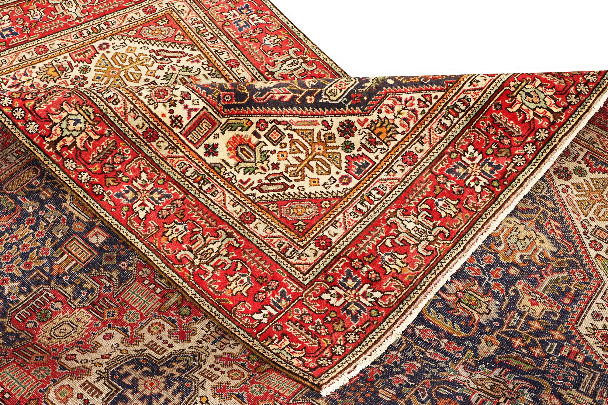Carpet, Tabriz, approx. 293 x 186 cm.