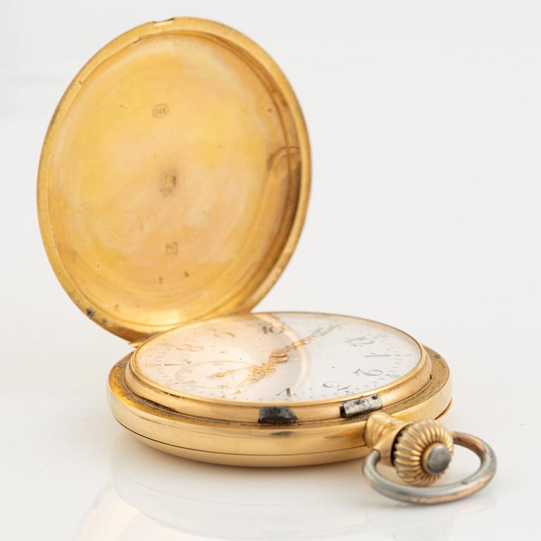 Pocket watch, hunter, 53 mm.