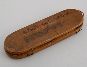 MYNTVÅG, mässing och metall, 1700-tal.