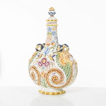 Karaff, flintgods, Gustavsberg, sent 1800-tal.