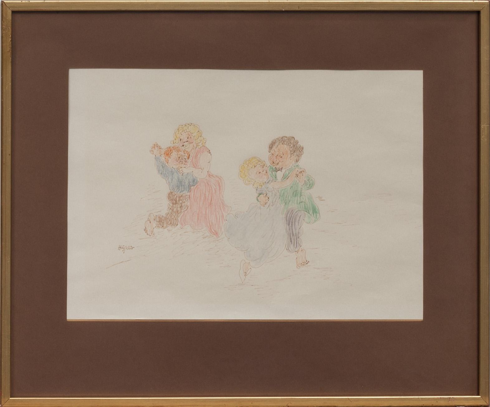 ROBERT HÖGFELDT, teckning. Signerad.