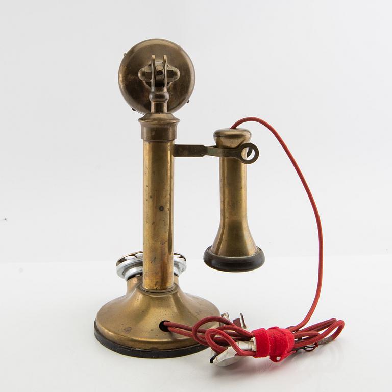 Table telephone Mc Berty & co "Candlestick" early 20th century.