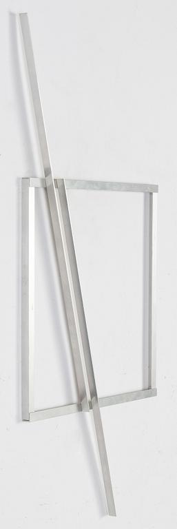 Lars-Erik Falk, relief, painted metal, signed and dated 1983.