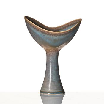 Stig Lindberg, a stoneware vase, Gustavsbergs studio Sweden 1961.