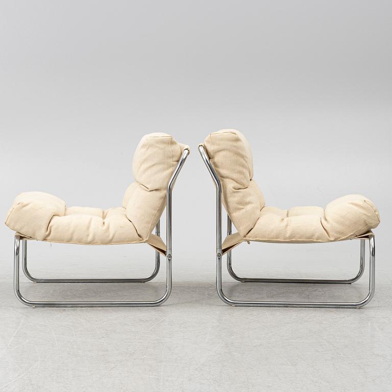 Gillis Lundgren, Armchairs, a pair, "Revolt", IKEA, 1970s.