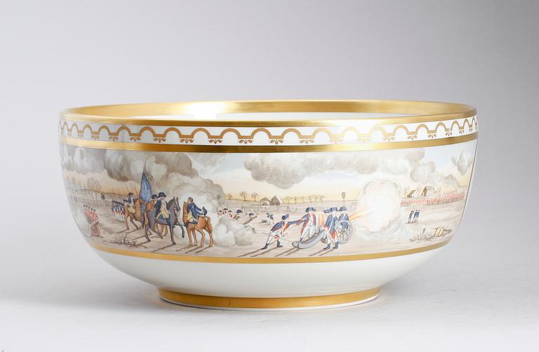 BÅLSKÅL, porslin, "The American Revolution", Sven Vestergaard, Royal Copenhagen,