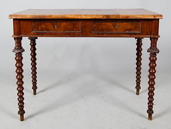 DAMARBETSBORD, senempire, 1800-talets mitt.