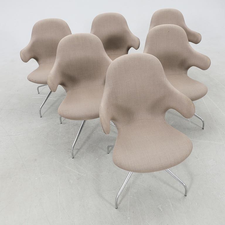 Jaime Hayon, chairs, 6 pcs, "Catch JH1", &Tradition, 21st century.