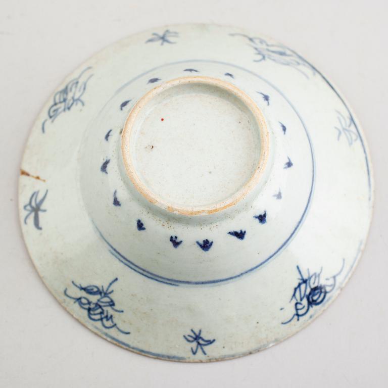 SKÅL, porslin, Kina, sannolikt Ming 1368-1644.