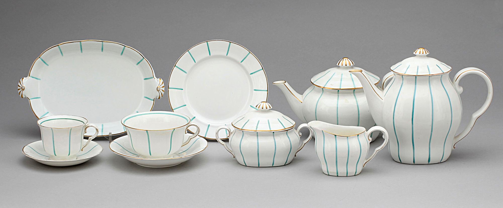 KAFFE- samt TESERVIS, 40 delar, porslin, Wilhelm Kåge för Gustavsberg.