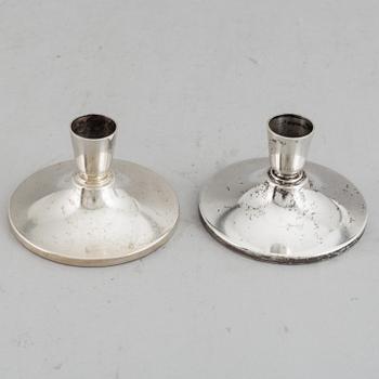 ATELIER BORGILA, ljusstakar, 12 stycken,  sterling silver, Stockholm, 1964.