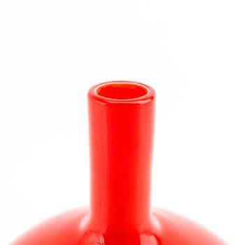 A 1990 "Vire" Timo Sarpaneva decanter with stopper for Venini, Italy.