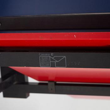 Gerrit Rietveld, easy chair, 'Red and blue chair', Cassina.