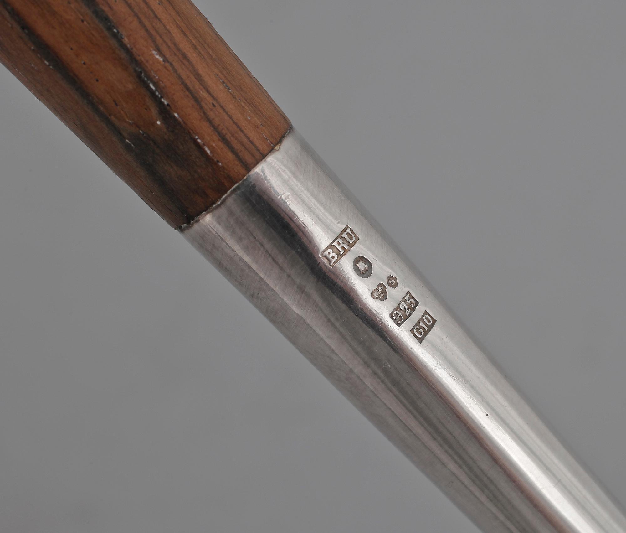 SOPPSLEV, sterlingsilver, Jan Brunk silversmide, 1981. Silvervikt ca 123 g.