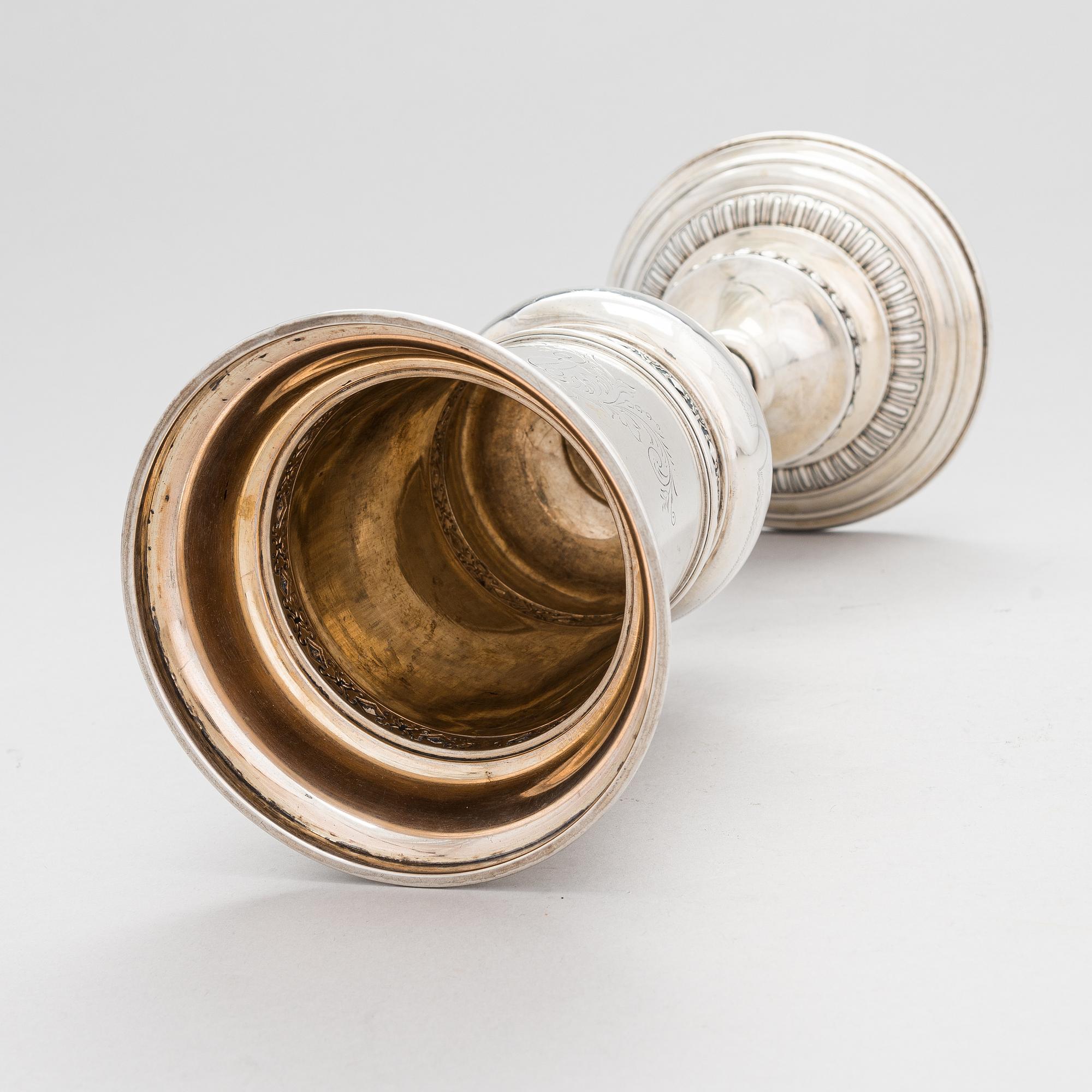 A silver goblet, Germany around 1900.