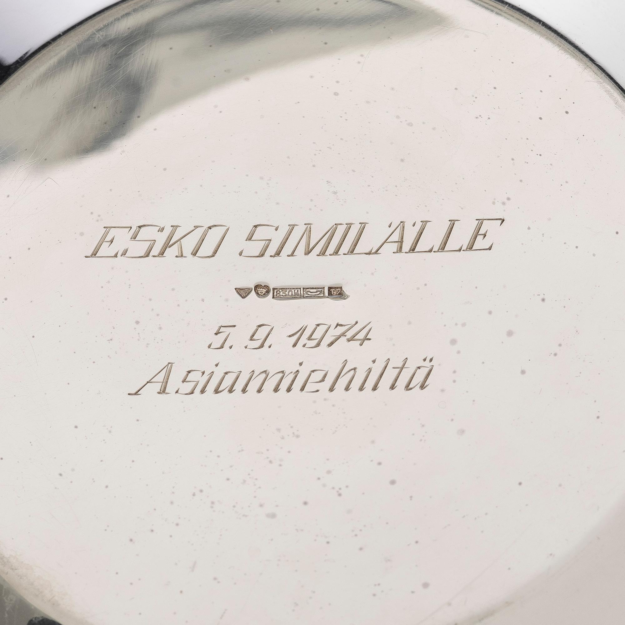 Skål, silver, Helsingfors, Finland 1972.